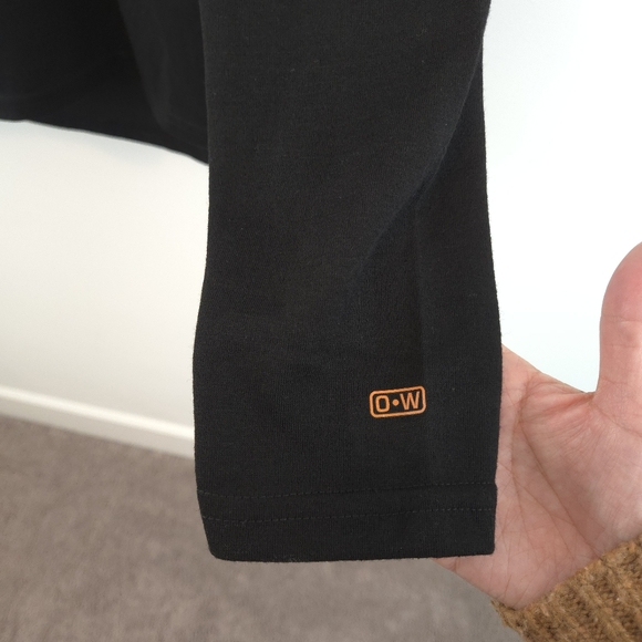 Omni-Wool Men's Black Crew Neck Long Sleeve Base Layer - Picture 4 of 11